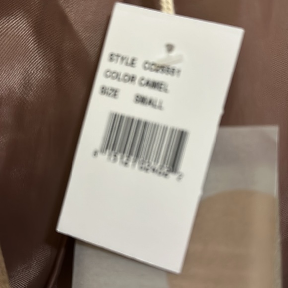 NWT Thread & Supply size s camel double-breasted pea coat PRICED TO SELL - Picture 9 of 9